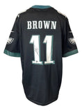 AJ Brown Signed Philadelphia Eagles Black Nike Game Replica Jersey BAS