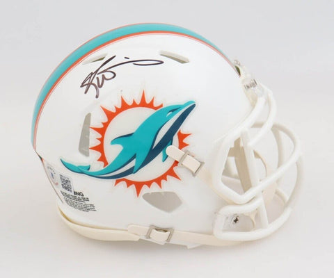 Ricky Williams Signed Miami Dolphin Mini Helmet (Beckett COA) All Pro Running Bk