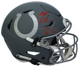 Anthony Richardson Autographed "1st Rd. Pick" Speed Flex Helmet Fanatics LE 25