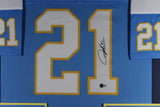 LADAINIAN TOMLINSON (Chargers TOWER) Signed Autographed Framed Jersey Beckett