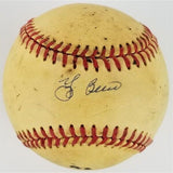 Yogi Berra Signed NY Yankees OML Baseball (JSA COA) Record 13xWorld Series Champ