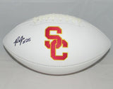 RONALD JONES II AUTOGRAPHED SIGNED USC TROJANS WHITE LOGO FOOTBALL JSA