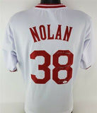 Gary Nolan "2x WS Champ" & "Reds HOF" Signed Cincinnati Reds Jersey (JSA COA)