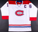 Henri Richard Signed Montreal Canadiens Jersey Inscribed "11 Cups" (PSA COA)