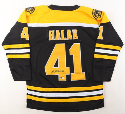 Jaroslav Halak Signed Boston Bruins Jersey (Beckett) NHL Career 2005-present