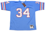 EARL CAMPBELL AUTOGRAPHED HOUSTON OILERS #34 MITCHELL & NESS JERSEY BECKETT