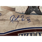 Joe Sakic Patrick Roy Peter Forsberg Autographed Colorado Avalanche Photo 10397