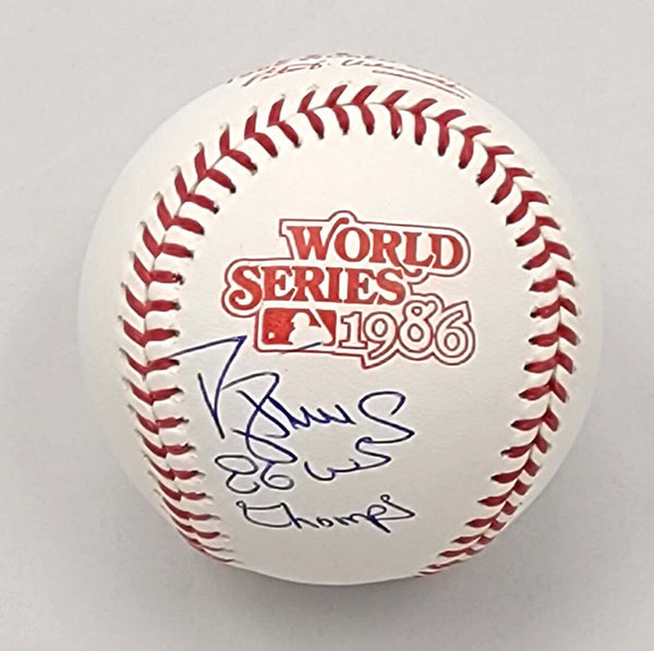 Darryl Strawberry Signed Mets 1986 World Series Baseball W/86 WS Champs Beckett