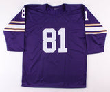 Carl Eller Signed Minnesota Vikings Jersey (Beckett COA) 1969 NFL Champion