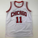 Autographed/Signed DeMar DeRozan Chicago White Basketball Jersey Beckett BAS COA