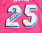 Kendrick Nunn Signed Miami Heat Pink Miami Vice Nike Style Jersey (PSA COA)