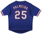 Rafael Palmeiro "569 HR's" Authentic Signed Blue Pro Style Jersey BAS Witnessed