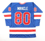 1980 Team USA Miracle on Ice Signed Jersey (Beckett) Autographed by 15 /See List