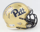 Jim "Jimbo" Covert Signed Pitt Panthers Mini Helmet "CHOF 2003" (PSA COA) Bears