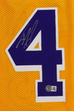 Shaquille O'Neal Signed Los Angeles Custom Yellow Jersey