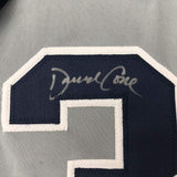 Autographed/Signed DAVID CONE New York Grey Baseball Jersey JSA COA Auto