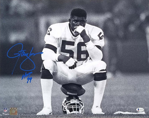 Lawrence Taylor Autographed New York Giants 16x20 Photo W/ HOF 99 Beckett #2