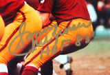 Sonny Jurgensen HOF Autographed 8x10 Line Up Photo w/ HOF- JSA *Gold