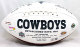 Alvin Harper Autographed Dallas Cowboys Logo Football W/ SB Champs-BAW Hologram