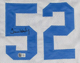 James Worthy Signed North Carolina Tar Heels Jersey (Beckett) 1982 NCAA Champion