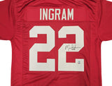 ALABAMA CRIMSON TIDE MARK INGRAM AUTOGRAPHED RED JERSEY PSA/DNA STOCK #234691