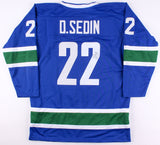 Daniel Sedin Signed Canucks Jersey (JSA Hologram) Veteran Vancouver Left Winger