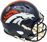 RUSSELL WILSON & JEUDY AUTOGRAPHED BRONCOS FULL SIZE AUTH HELMET FANATICS 227926