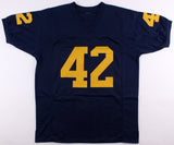 Ben Gedeon Signed Michigan Wolverines Jersey (JSA COA) Vikings Linebacker