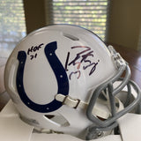 PEYTON MANNING SIGNED AUTOGRAPHED INDIANAPOLIS COLTS MINI HELMET HOF 21 FANATICS