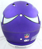 Adrian Peterson Autographed Vikings F/S Speed Authentic Helmet- Beckett W Holo