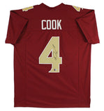 Florida State Dalvin Cook Authentic Signed Maroon Pro Style Jersey BAS Witnessed