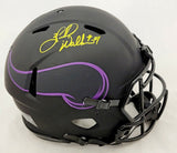 HERSCHEL WALKER SIGNED VIKINGS F/S ECLIPSE SPEED AUTHENTIC HELMET BECKETT COA