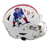 Rob Gronkowski Signed New England Patriots Speed Flex Auth TB Minuteman Helmet