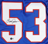 Harry Carson Signed New York Giants Jersey (Beckett) 1986 Super Bowl Champion