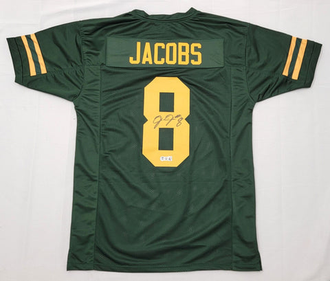 Josh Jacobs Autographed Green Bay Packers Color Rush Pro Style Jersey Beckett