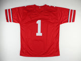 John Cooper Signed Ohio State Jersey Inscribed "CFHOF 2008" (Beckett COA)