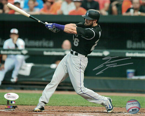 David Dahl Autographed Colorado Rockies 8x10 Photo JSA 16883