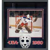 Jim Craig Autographed/Signed Framed Photo JSA 46048