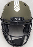 TYLER LOCKETT AUTO SEAHAWKS SALUTE TO SERVICE FULL SIZE AUTH HELMET GO HAWKS