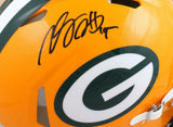 Davante Adams Autographed GB Packers Authentic Speed F/S Helmet-BeckettW Holo