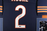 D J Moore Signed Bears 35x43 Framed Jersey (JSA) Chicago Bears Top Wide Receiver