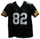 John Stallworth Autographed/Signed Pro Style Black XL Jersey Beckett 35530