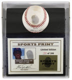 Cubs Fergie Jenkins Signed Thumbprint Baseball LE #'d/200 w/ Display Case BAS