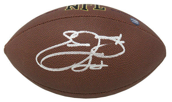 Emmitt Smith Signed Wilson Super Grip Full Size NFL Football -PROVA/SCHWARTZ COA