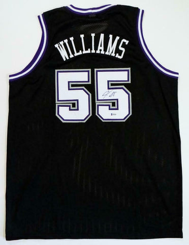 Jason Williams Autographed Black Jersey- Beckett Auth *R5