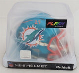 Sam Madison Signed Miami Dolphins Flash Alternate Speed Mini Helmet (JSA COA)