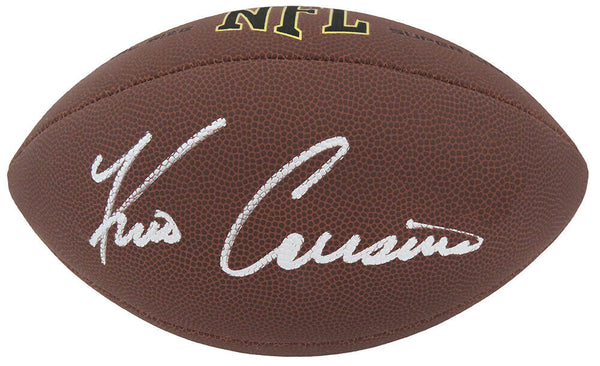 Kirk Cousins Signed Wilson Super Grip Full Size NFL Football - (FANATICS COA)