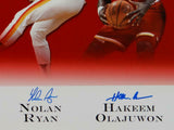 Earl Campbell Nolan Ryan Olajuwon Signed 16x20 Houston Legends Photo- Beckett Au