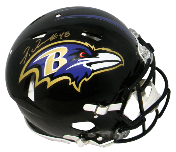 PATRICK QUEEN SIGNED BALTIMORE RAVENS FULL SIZE SPEED AUTHENTIC HELMET BECKETT