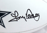 Tony Dorsett/Roger Staubach Signed Dallas Cowboys Logo Football-Beckett W Holo